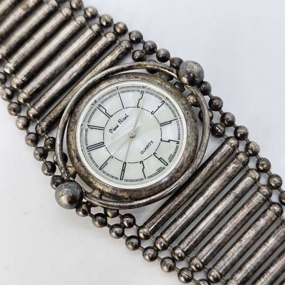 VTG Pierre Nicol Women's 52MM Gold Tone Watch 5.75-6.25" New Battery - Picture 1 of 8